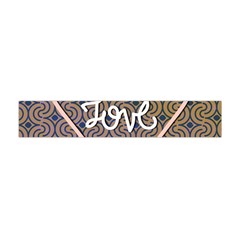 I Love You Love Background Flano Scarf (mini) by Simbadda