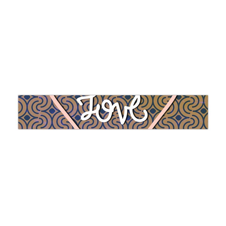 I Love You Love Background Flano Scarf (Mini)