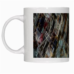 Abstract Chinese Background Created From Building Kaleidoscope White Mugs by Simbadda