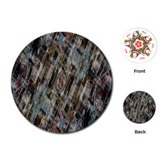 Abstract Chinese Background Created From Building Kaleidoscope Playing Cards (round)  by Simbadda