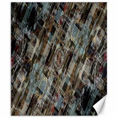 Abstract Chinese Background Created From Building Kaleidoscope Canvas 20  X 24   by Simbadda