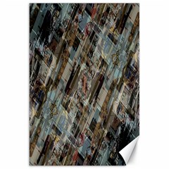 Abstract Chinese Background Created From Building Kaleidoscope Canvas 20  X 30   by Simbadda