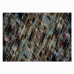 Abstract Chinese Background Created From Building Kaleidoscope Large Glasses Cloth (2-side) by Simbadda