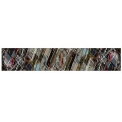 Abstract Chinese Background Created From Building Kaleidoscope Flano Scarf (large) by Simbadda