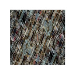 Abstract Chinese Background Created From Building Kaleidoscope Small Satin Scarf (square) by Simbadda