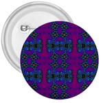 Purple Seamless Pattern Digital Computer Graphic Fractal Wallpaper 3  Buttons Front