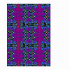 Purple Seamless Pattern Digital Computer Graphic Fractal Wallpaper Small Garden Flag (two Sides) by Simbadda