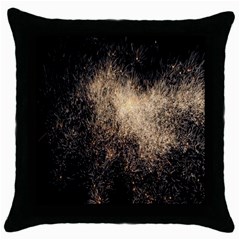 Fireworks Party July 4th Firework Throw Pillow Case (black) by Simbadda