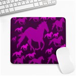 Pink Horses Horse Animals Pattern Colorful Colors Large Mousepads Front