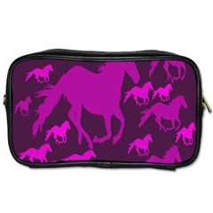 Pink Horses Horse Animals Pattern Colorful Colors Toiletries Bags 2-side by Simbadda