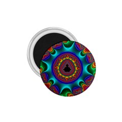 3d Glass Frame With Kaleidoscopic Color Fractal Imag 1 75  Magnets by Simbadda