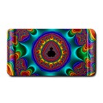 3d Glass Frame With Kaleidoscopic Color Fractal Imag Medium Bar Mats 16 x8.5  Bar Mat