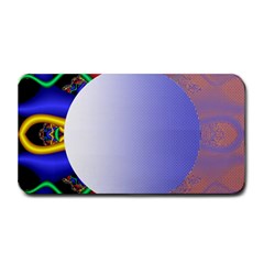 Texture Circle Fractal Frame Medium Bar Mats by Simbadda