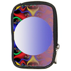 Texture Circle Fractal Frame Compact Camera Cases by Simbadda