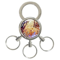 Space Abstraction Background Digital Computer Graphic 3-ring Key Chains by Simbadda