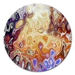 Space Abstraction Background Digital Computer Graphic Magnet 5  (round) by Simbadda