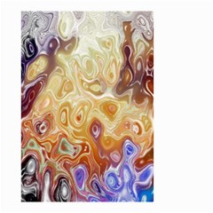 Space Abstraction Background Digital Computer Graphic Small Garden Flag (two Sides) by Simbadda