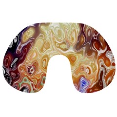 Space Abstraction Background Digital Computer Graphic Travel Neck Pillows by Simbadda