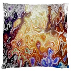 Space Abstraction Background Digital Computer Graphic Large Flano Cushion Case (two Sides) by Simbadda