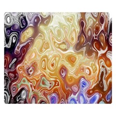 Space Abstraction Background Digital Computer Graphic Double Sided Flano Blanket (small)  by Simbadda