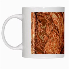 3d Glass Frame With Fractal Background White Mugs by Simbadda