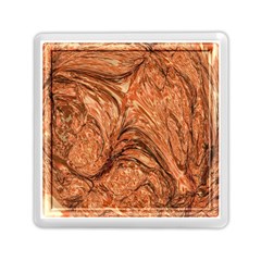 3d Glass Frame With Fractal Background Memory Card Reader (square)  by Simbadda