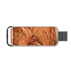 3d Glass Frame With Fractal Background Portable Usb Flash (one Side) by Simbadda