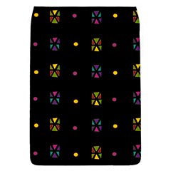 Abstract A Colorful Modern Illustration Black Background Flap Covers (l)  by Simbadda