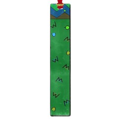 Green Abstract A Colorful Modern Illustration Large Book Marks by Simbadda