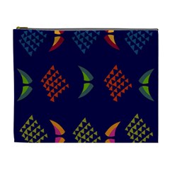 Abstract A Colorful Modern Illustration Cosmetic Bag (xl) by Simbadda