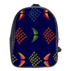 Abstract A Colorful Modern Illustration School Bags (xl)  by Simbadda