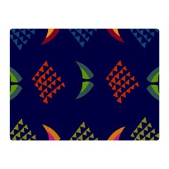 Abstract A Colorful Modern Illustration Double Sided Flano Blanket (mini)  by Simbadda