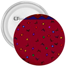 Red Abstract A Colorful Modern Illustration 3  Buttons by Simbadda