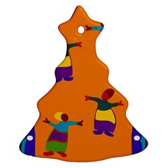 A Colorful Modern Illustration For Lovers Ornament (christmas Tree) 