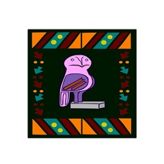 Owl A Colorful Modern Illustration For Lovers Satin Bandana Scarf by Simbadda