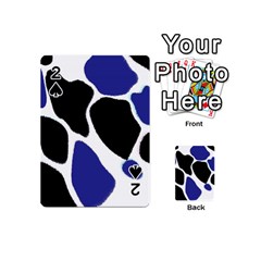 Digital Pattern Colorful Background Art Playing Cards 54 (mini)  by Simbadda