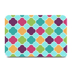 Colorful Quatrefoil Pattern Wallpaper Background Design Plate Mats by Simbadda