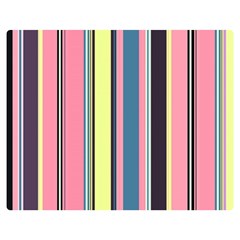 Seamless Colorful Stripes Pattern Background Wallpaper Double Sided Flano Blanket (medium)  by Simbadda