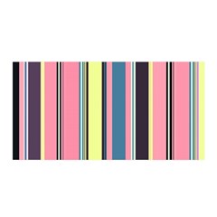 Seamless Colorful Stripes Pattern Background Wallpaper Satin Wrap by Simbadda