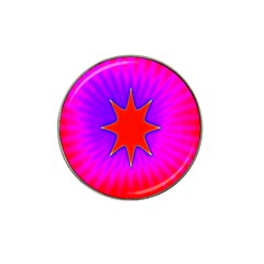 Pink Digital Computer Graphic Hat Clip Ball Marker (10 Pack) by Simbadda