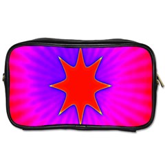 Pink Digital Computer Graphic Toiletries Bags 2-side by Simbadda