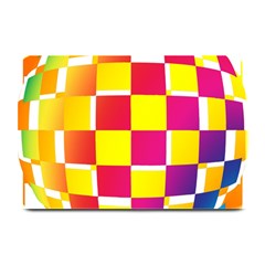 Squares Colored Background Plate Mats by Simbadda