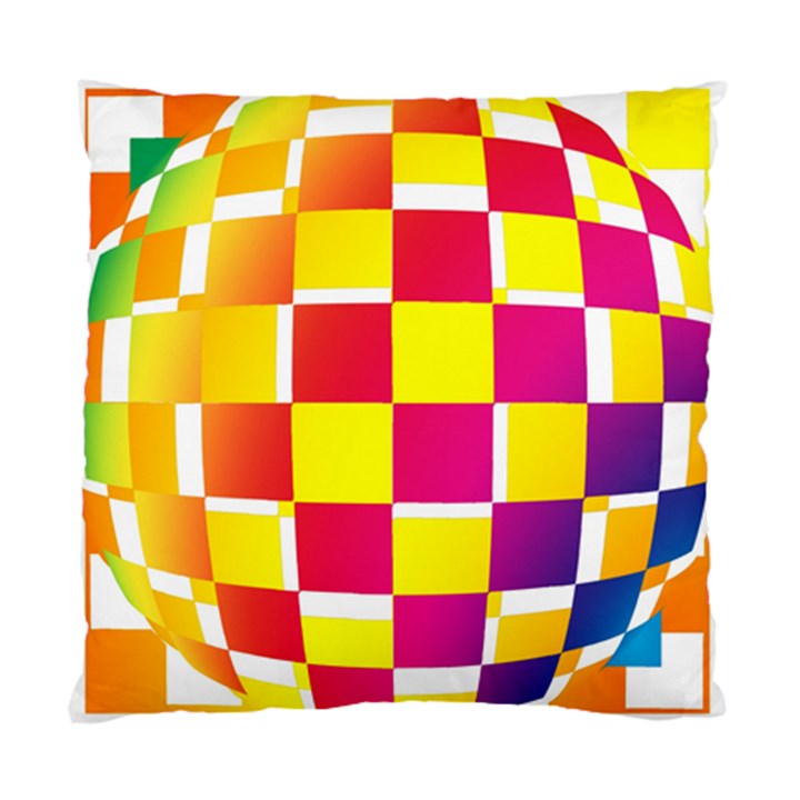 Squares Colored Background Standard Cushion Case (Two Sides)