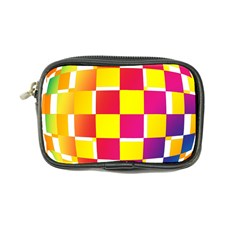 Squares Colored Background Coin Purse