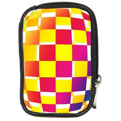 Squares Colored Background Compact Camera Cases by Simbadda