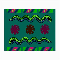 A Colorful Modern Illustration Small Glasses Cloth (2-side) by Simbadda