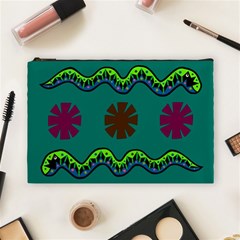 A Colorful Modern Illustration Cosmetic Bag (large)  by Simbadda