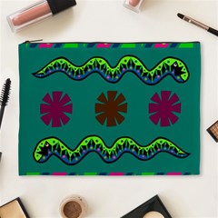 A Colorful Modern Illustration Cosmetic Bag (xl) by Simbadda