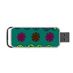 A Colorful Modern Illustration Portable USB Flash (Two Sides) Front