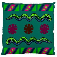 A Colorful Modern Illustration Standard Flano Cushion Case (one Side) by Simbadda